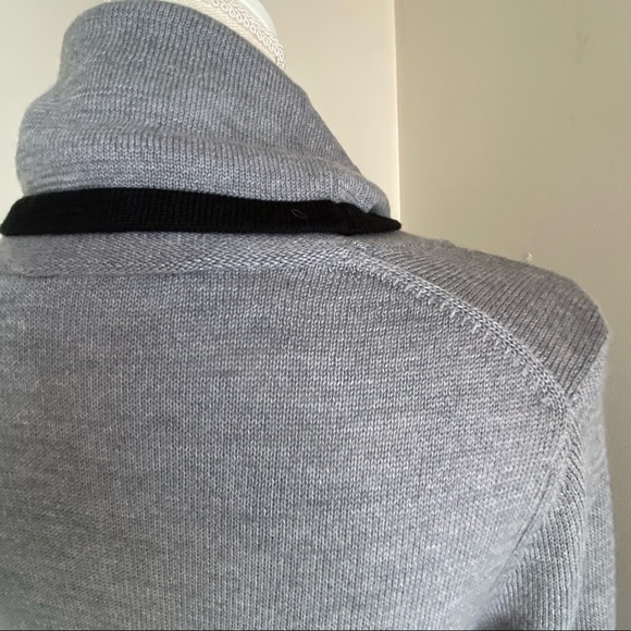 LOFT Turtleneck Striped Sweater Dress - Picture 5 of 16